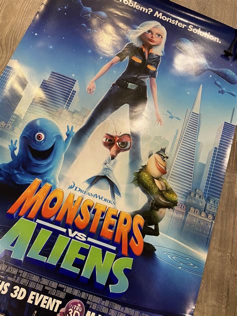 Monsters Vs Aliens Poster