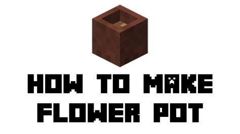 How To Make A Big Flower Pot In Minecraft | Best Flower Site