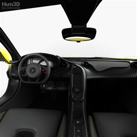 McLaren P1 with HQ interior 2016 3D model - Vehicles on Hum3D