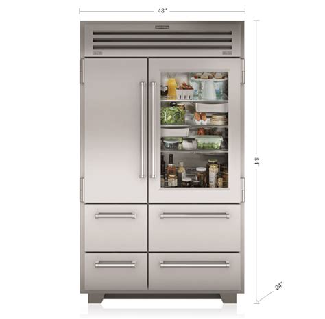 Sub Zero Wolf Glass Door Refrigerator - Glass Door Ideas