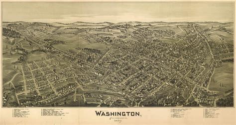 Historic Map - Washington, PA - 1897 | World Maps Online