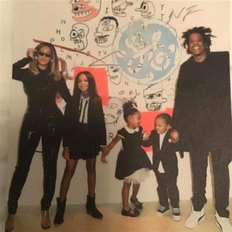 Beyonce, JAY-Z, Blue Ivy, And Twins Rumi & Sir Carter Beam In Family Portrait - That Grape Juice