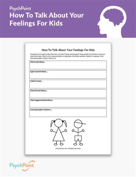 Feelings Worksheet