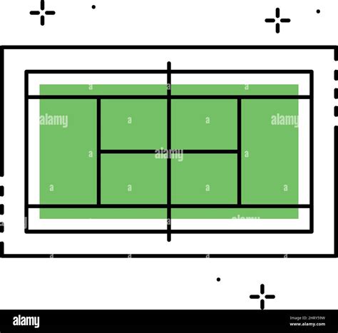 Tennis stadium aerial Stock Vector Images - Alamy