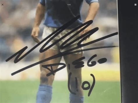 Diego Maradona autograph ? : r/Autographs