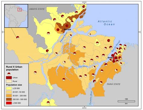 Amazon River Delta Map