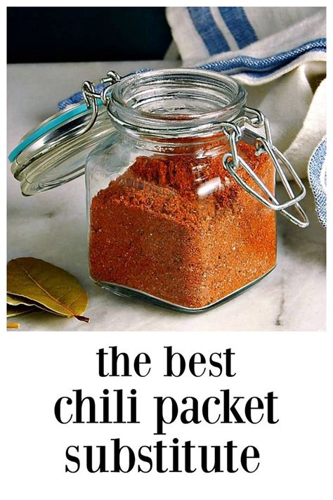 Substitute for Chili Packet | Recipe | Homemade chili seasoning, Homemade chili recipe, Chili ...