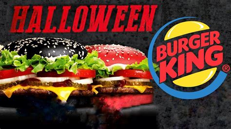 HALLOWEEN Whopper Burger King Black & Red Burgers - YouTube