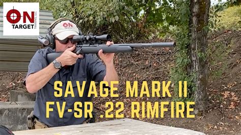 Savage Mark II FV-SR .22 Rimfire - YouTube