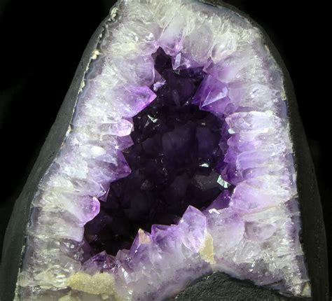 10.7" Dark Amethyst Geode From Brazil - 40 lbs For Sale (#34441) - FossilEra.com