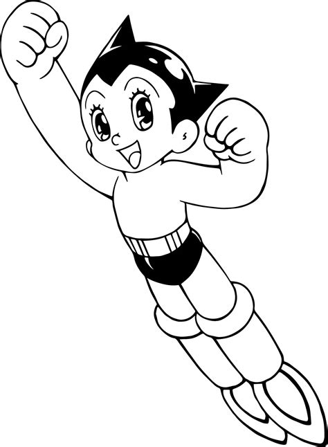 Astro Boy Coloring Pages - Learny Kids