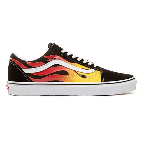 Vans Old Skool Flame Black Black | Manosport