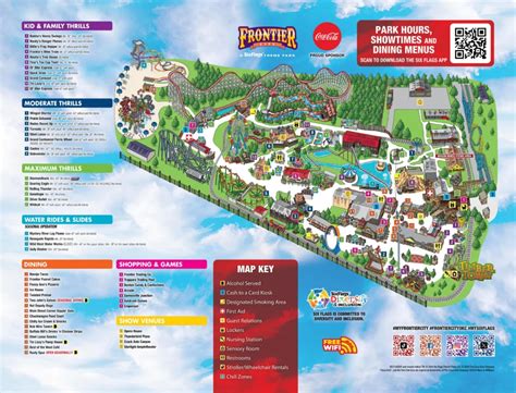 Six Flags Frontier City Map and Brochure (2003 - 2024 ...