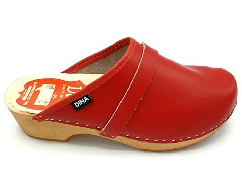 Swedish clogs Red