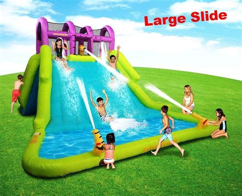 56 HQ Pictures Backyard Water Slides For Kids : Bounce Houses And Inflatable Water Slides By ...