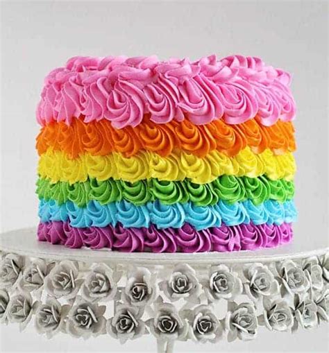 Rainbow Birthday Cake - i am baker