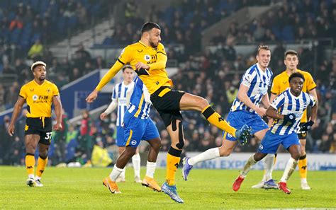 Brighton’s winless run continues as Romain Saiss goal earns victory for Wolves | The Independent