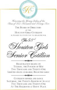 Class of 2022 - Houston Girls' Cotillion in Houston, TX