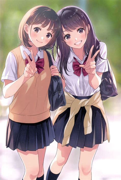 Best Friend Anime Wallpapers - Top Free Best Friend Anime Backgrounds - WallpaperAccess