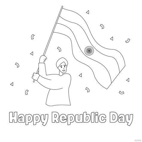 Republic Day Drawing in EPS, Illustrator, JPG, PSD, PNG, SVG - Download ...