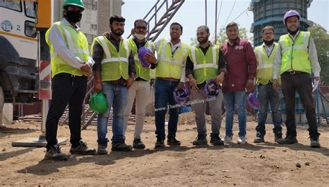 RBL Begins Casting Ahmedabad Metro Phase 2’s 1st Pier - The Metro Rail Guy