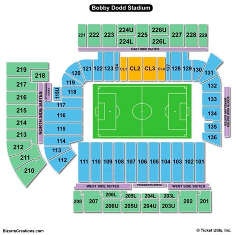 Bobby Dodd Stadium Seating Chart | Seating Charts & Tickets