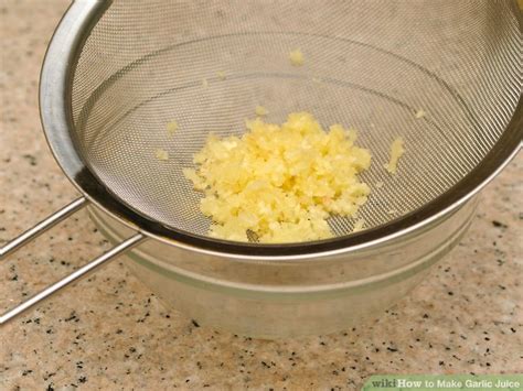 4 Ways to Make Garlic Juice - wikiHow