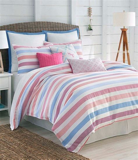 Southern Tide Long Bay Stripe Comforter Set | Dillard's | Comforter sets, Cotton comforter set ...