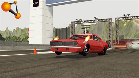 BeamNG.Drive - 1967 Pro Street Drag Camaro - YouTube