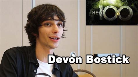 The 100 - Devon Bostick Interview - YouTube