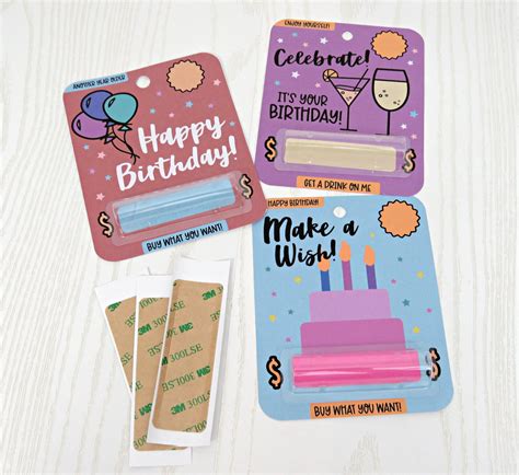 Birthday Money Card with Plastic Dome - Unique Money Holder for Cash G in 2023 | Money cards ...