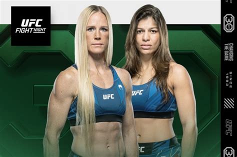 UFC Fight Night Live Stream – How to watch Holm vs Bueno Silva live