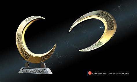 ArtStation - Moon Knight Crescent Darts