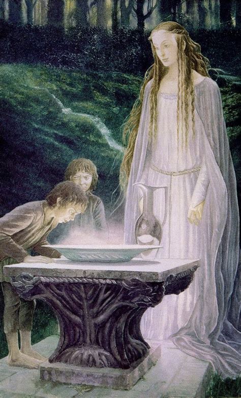 BEAUTIFUL PAINTINGS: Alan LEE The Mirror of Galadriel