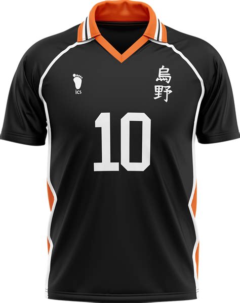 Karasuno Haikyuu Full Sublimation Jersey Customizable (Collared ...