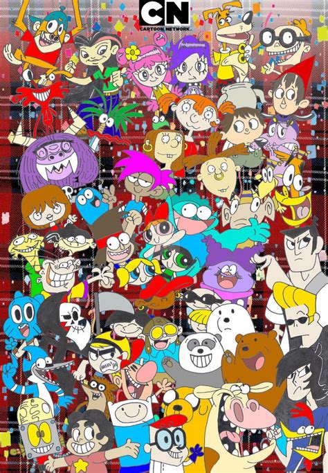 Cartoon Network 25 Years - A Legacy of Cartoonery by https://www.deviantart.com/dudiho on @Devia ...