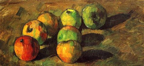 Still life with seven apples, 1878 - Paul Cezanne - WikiArt.org