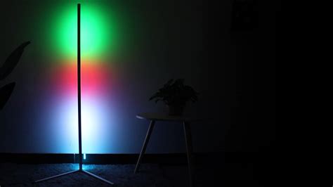 Smart Remote Control Rgb Floor Lamp Bedroom Living Room Colorful Decoration Decorative Lamps For ...