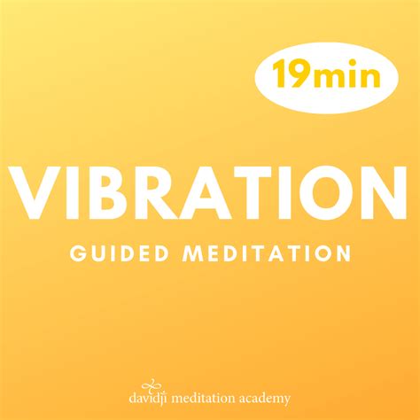 Vibration Guided Meditation - davidji Meditation Academy