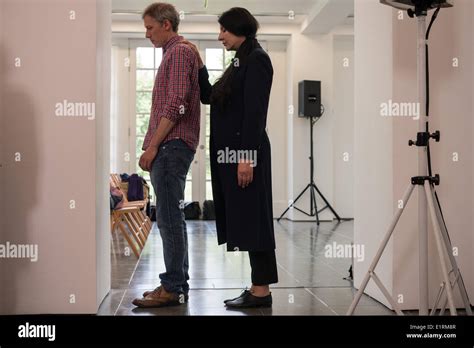 Marina Abramovic, 512 Hours project at Serpentine Gallery Stock Photo ...