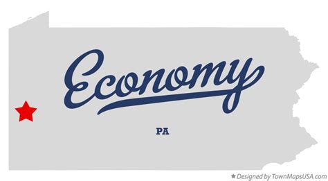 Map of Economy, PA, Pennsylvania