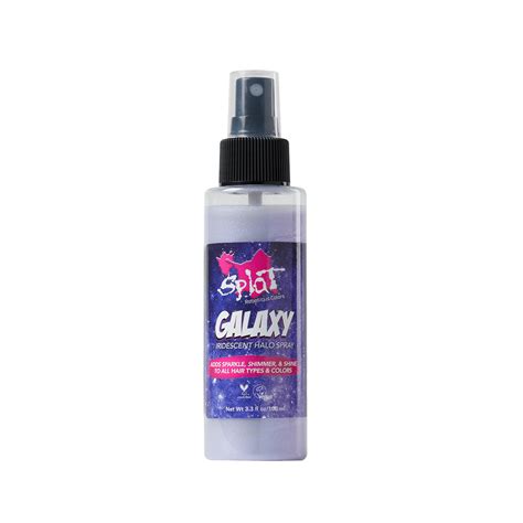 Splat Halo Spray in Galaxy Purple - Temporary Hair Glitter Spray – Splat Hair Color