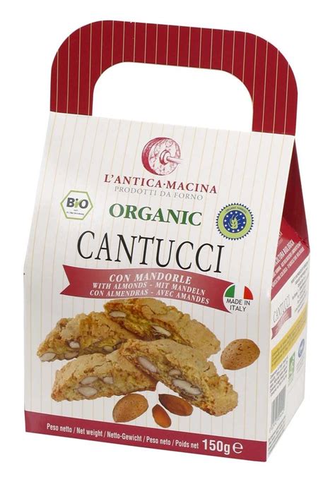 Cantucci with almonds (organic bakery, organic goods, organic food ...