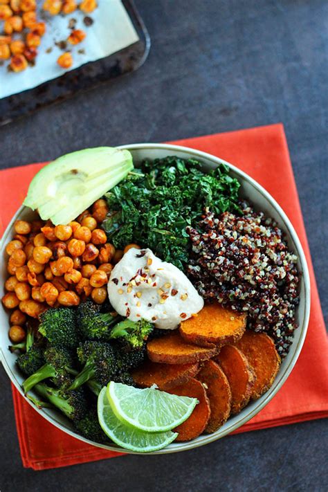 Roasted Veggie Quinoa Bowl - The Vegan Food Blog