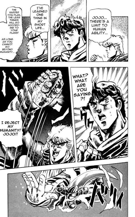 I Reject My Humanity, JoJo Manga Panel (Black and White) | I Reject My ...