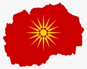 Flag-map Of Macedonia - Macedonia Map Flag Png Transparent PNG ...