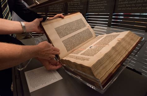 The Gutenberg Bible turns a new page