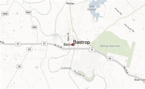 Bastrop, Texas Location Guide