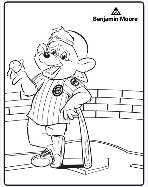 Chicago Cubs Adult Coloring Pages Coloring Pages