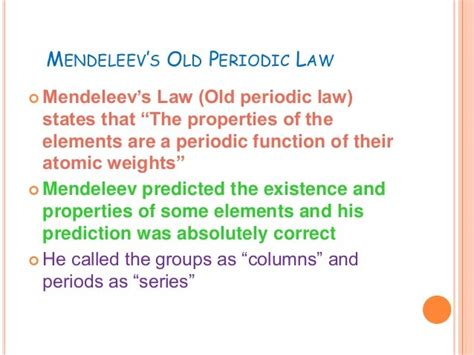 Periodic table